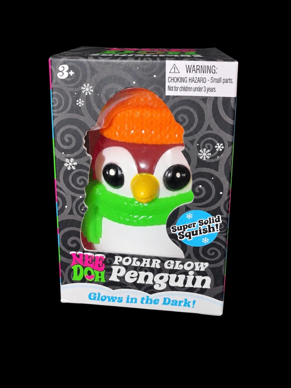🐧💖 *BRAND NEW* NeeDoh Polar Glow Penguin — Pink
